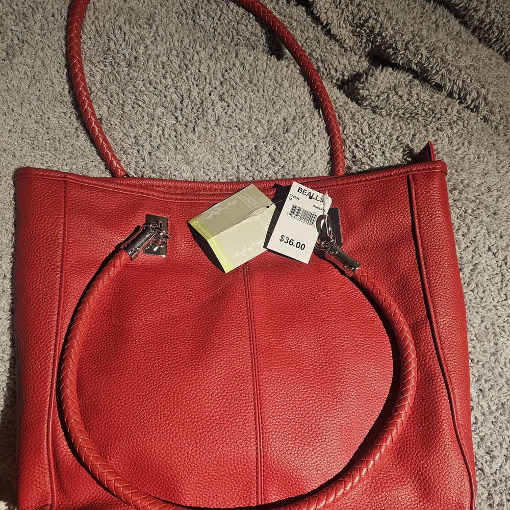 Elegant Red Tote Bag